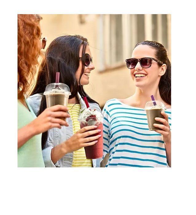 100 Vaso Desechable Plastico Vasos Tapa Domo Con Hoyo 12oz Vasos Plasticos Desechables Vasos Bebidas-5