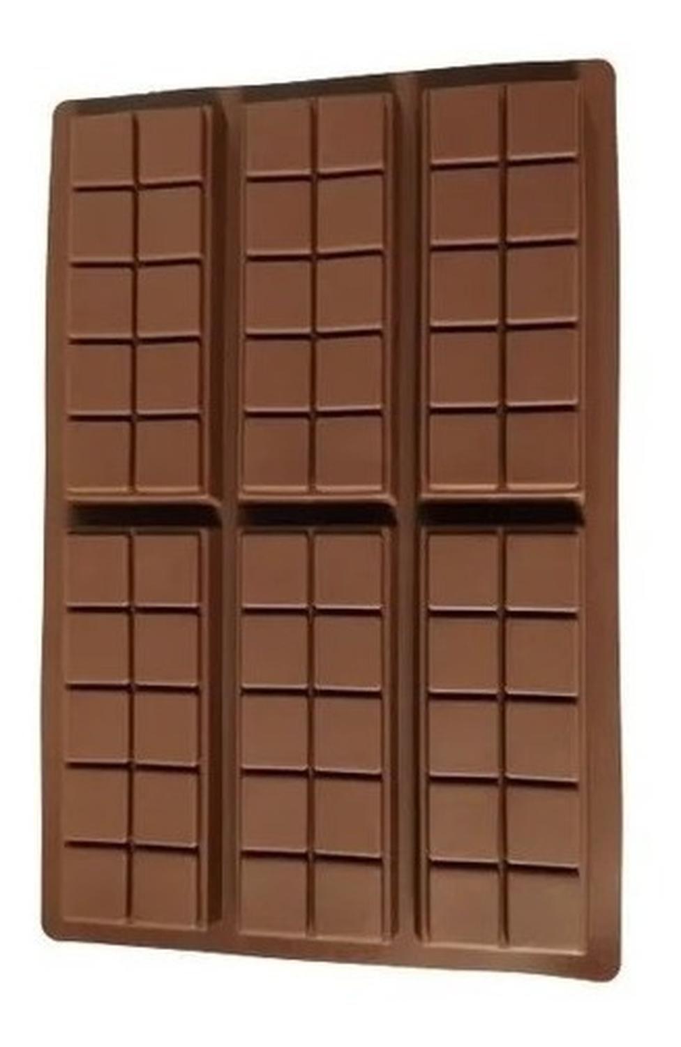 2 Moldes De Chocolate Moldes Barra De Chocolate Silicona 066 Marrón-6