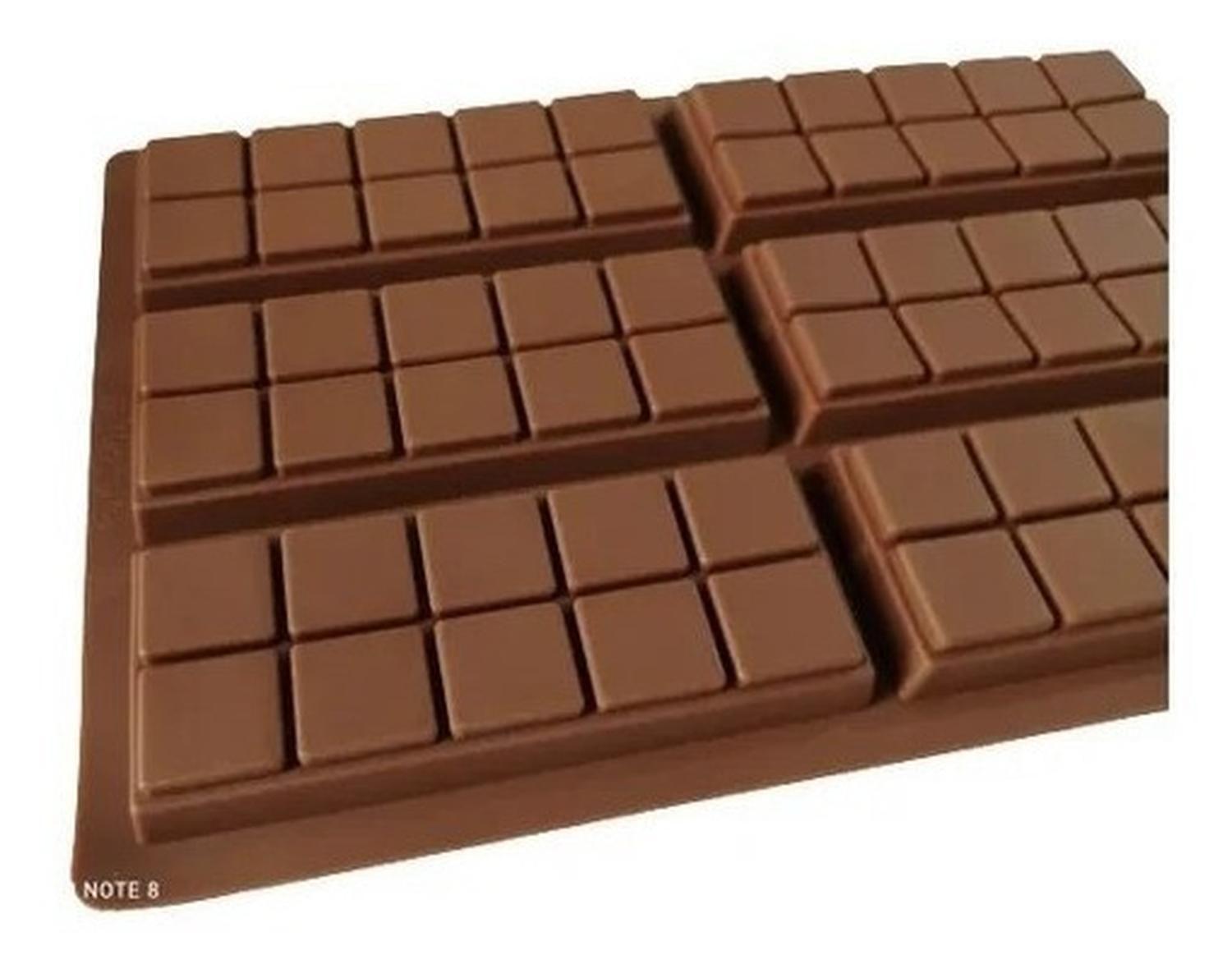 2 Moldes De Chocolate Moldes Barra De Chocolate Silicona 066 Marrón-7