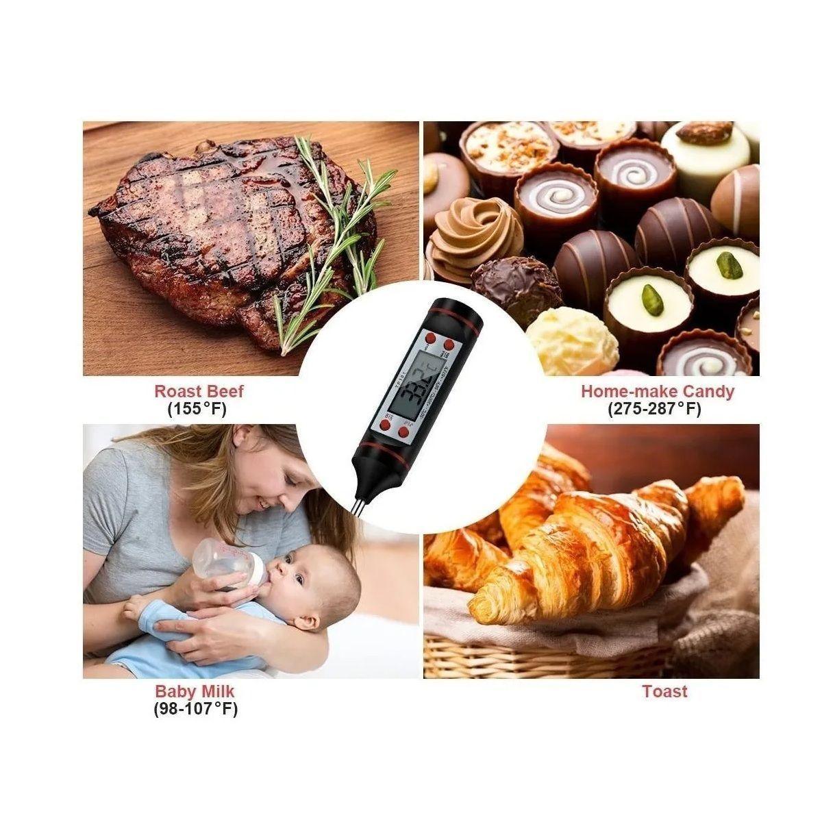 Set Balanza Digital Pesa Cocina Digital + Termometro Digital -3