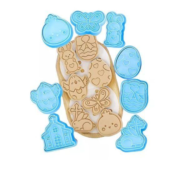 Pack X2 Moldes Galleta Pascua Cortadores Galletas Cortador -0