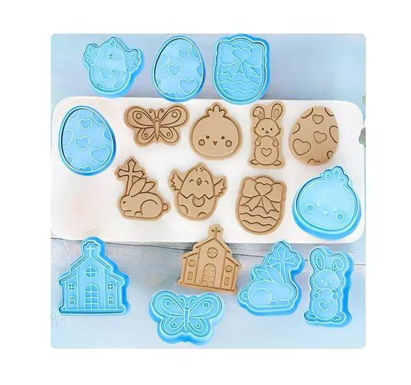Pack X2 Moldes Galleta Pascua Cortadores Galletas Cortador -5