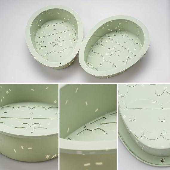 Molde Huevo De Pascua Molde De Chocolate Silicona Moldes-3