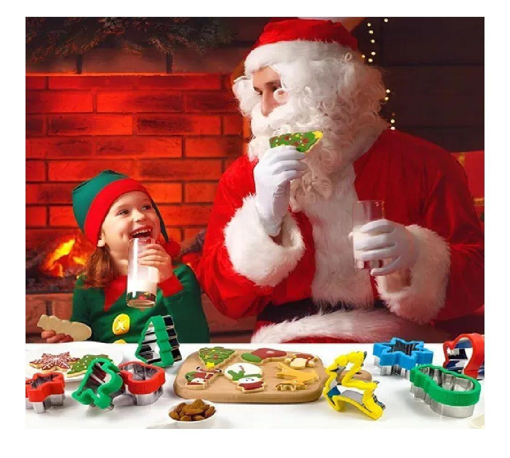 15 Cortadores Galletas Navidad Molde Galleta Cortador Cookie-6