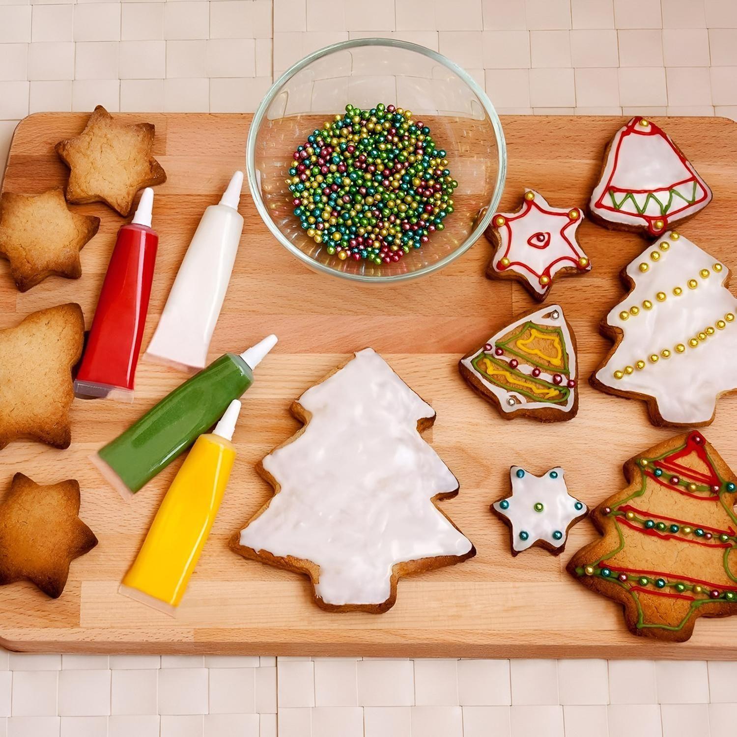 15 Cortadores Galletas Navidad Molde Galleta Cortador Cookie-5