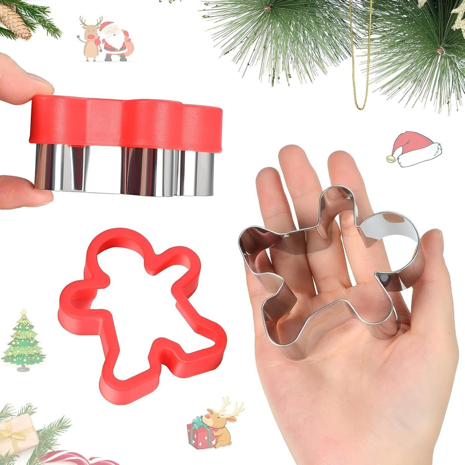 15 Cortadores Galletas Navidad Molde Galleta Cortador Cookie-7