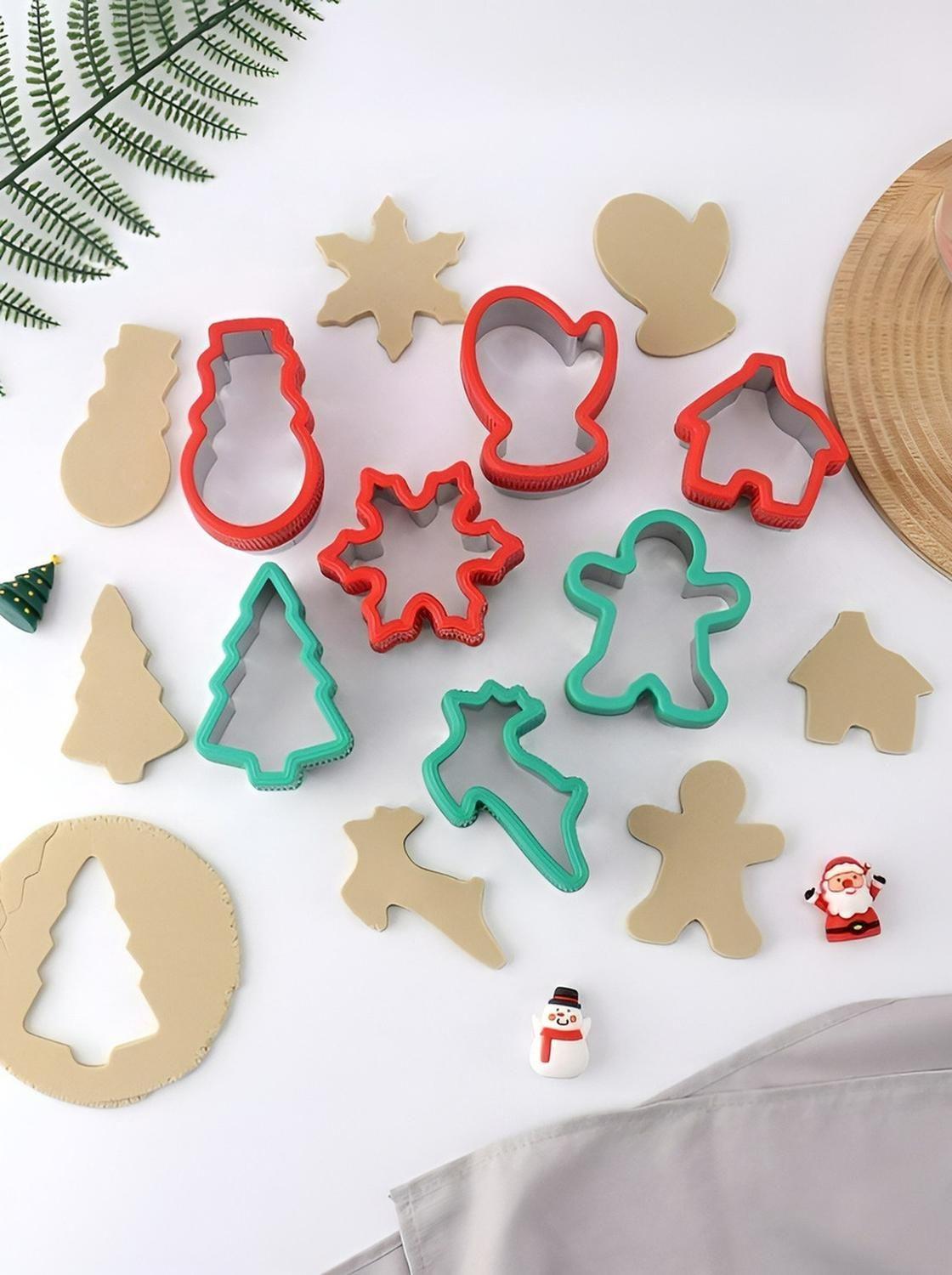 15 Cortadores Galletas Navidad Molde Galleta Cortador Cookie-8