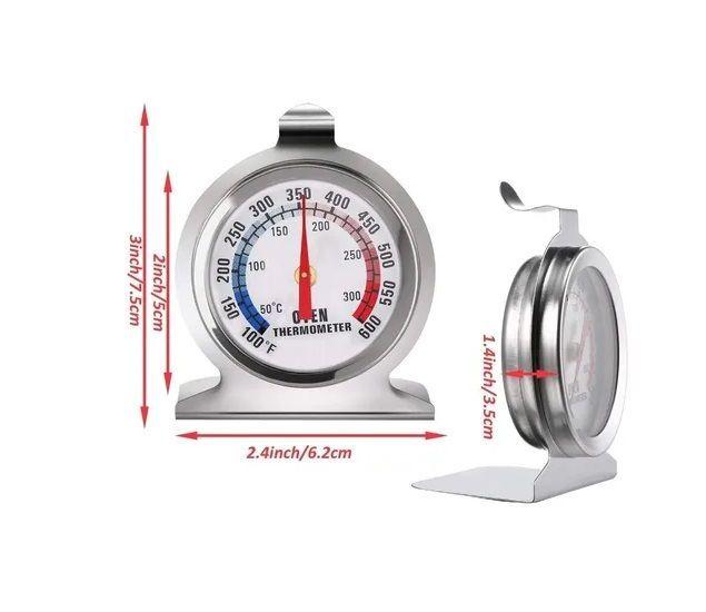 Termómetro Cocina Termometro De Cocina Termometro Horno 050 Termómetro Alta Temperatura Reloj-2