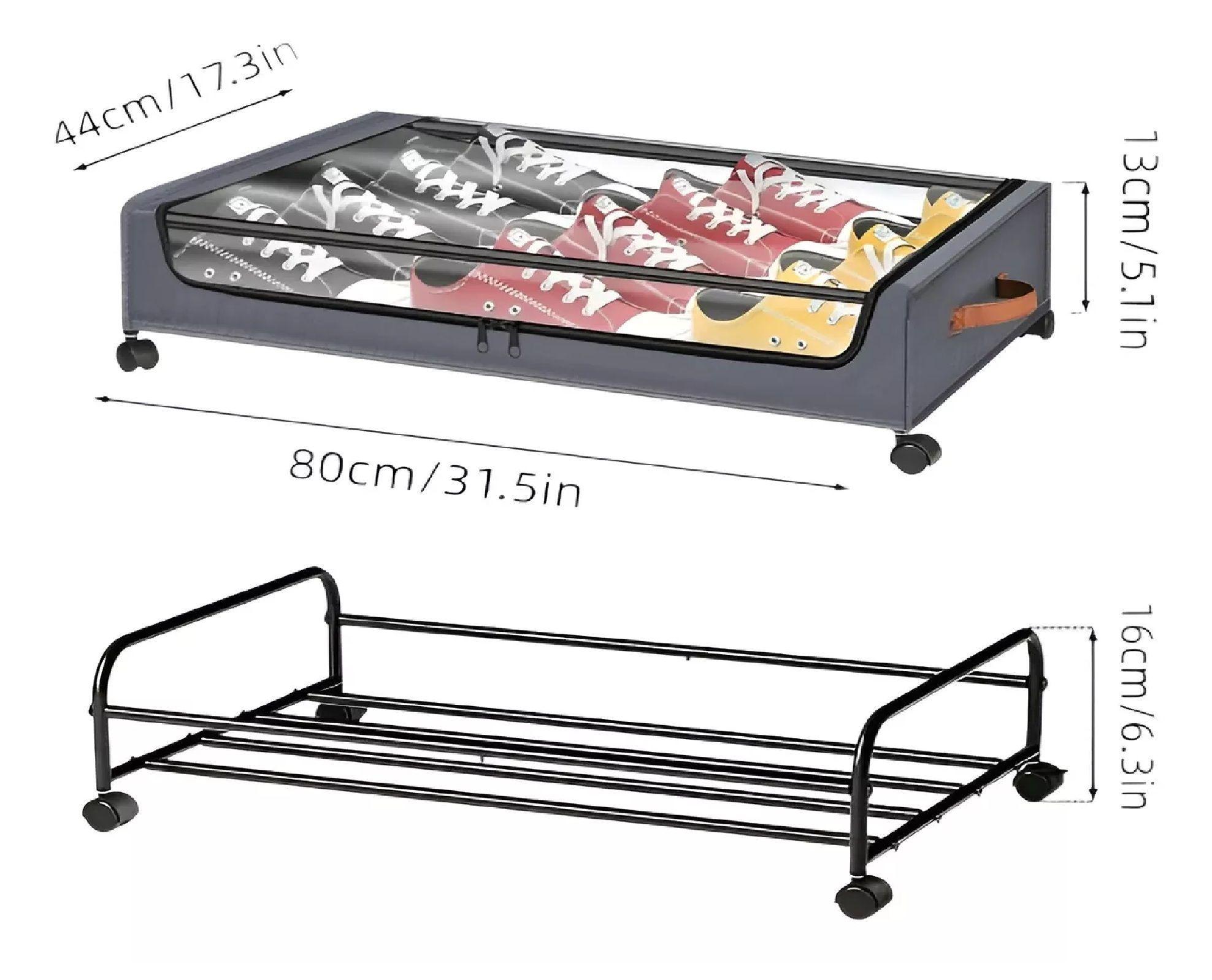 Caja Organizadora Grande Cajas Almacenamiento Cajones 80cm-2