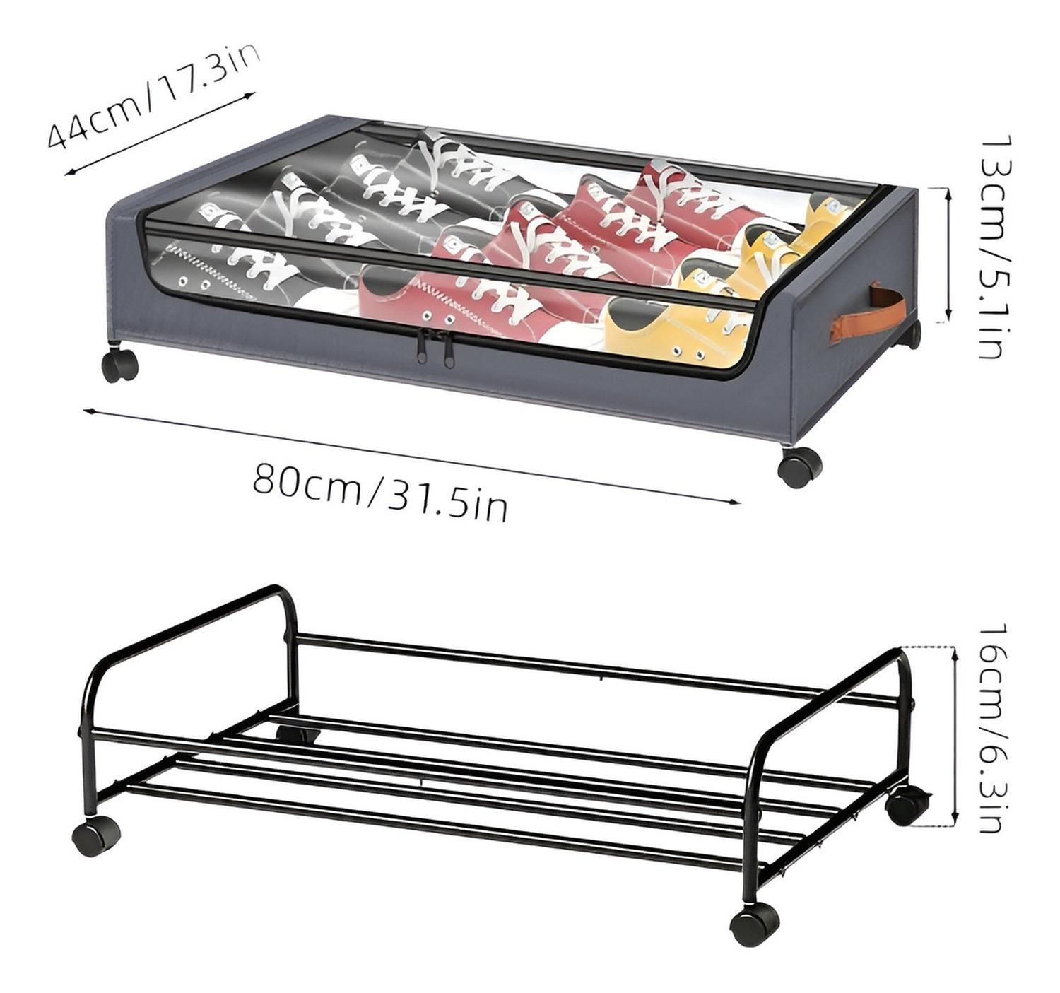Caja Organizadora Grande Cajas Almacenamiento Cajones 80cm-2
