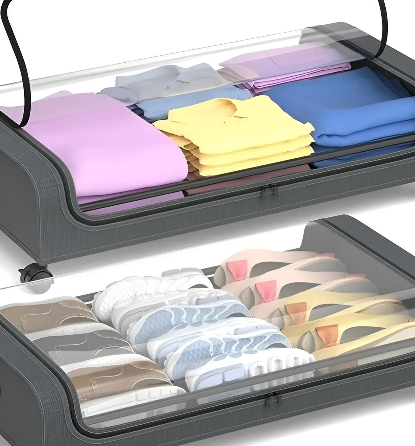 Caja Organizadora Grande Cajas Almacenamiento Cajones 80cm-3