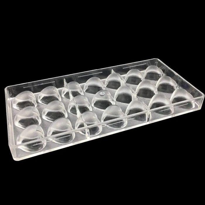 Pack X2 Moldes Chocolate Molde De Chocolate Molde De Corazón Gris-5