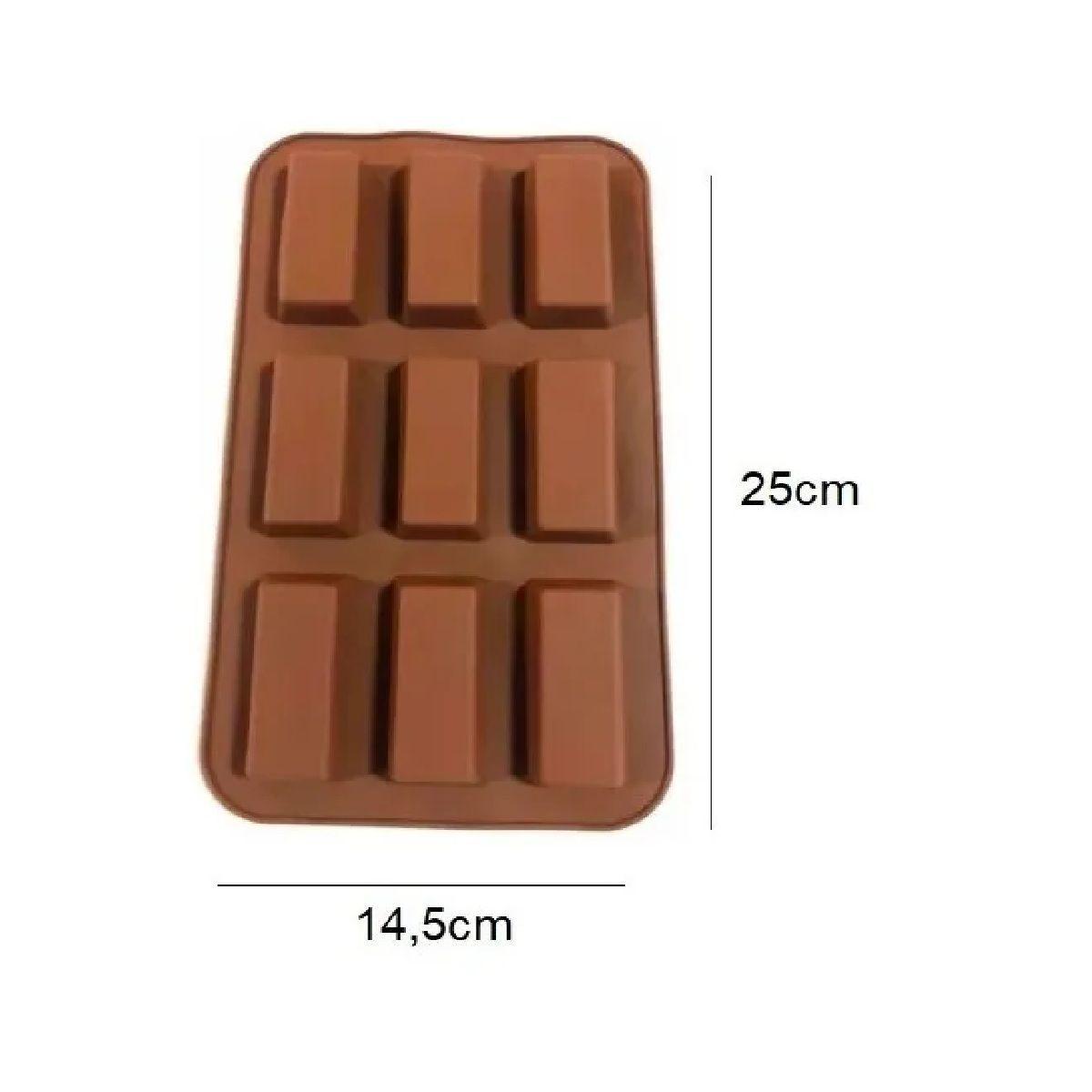 Moldes Silicona Barra Chocolate Molde Silicona Barra Cereal-1