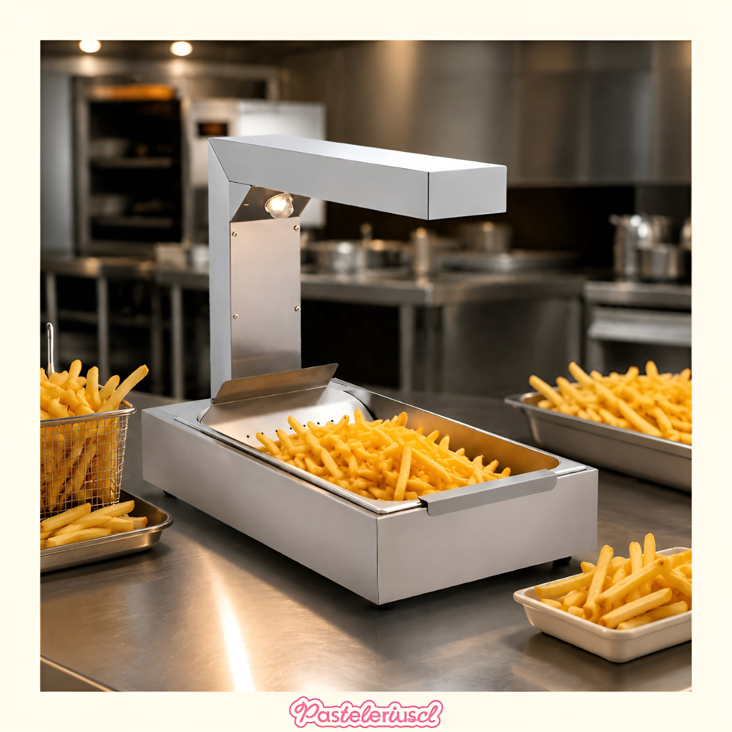 mantenedora de papas fritas calentador de lámpara de calor de alimentos 1000W-1
