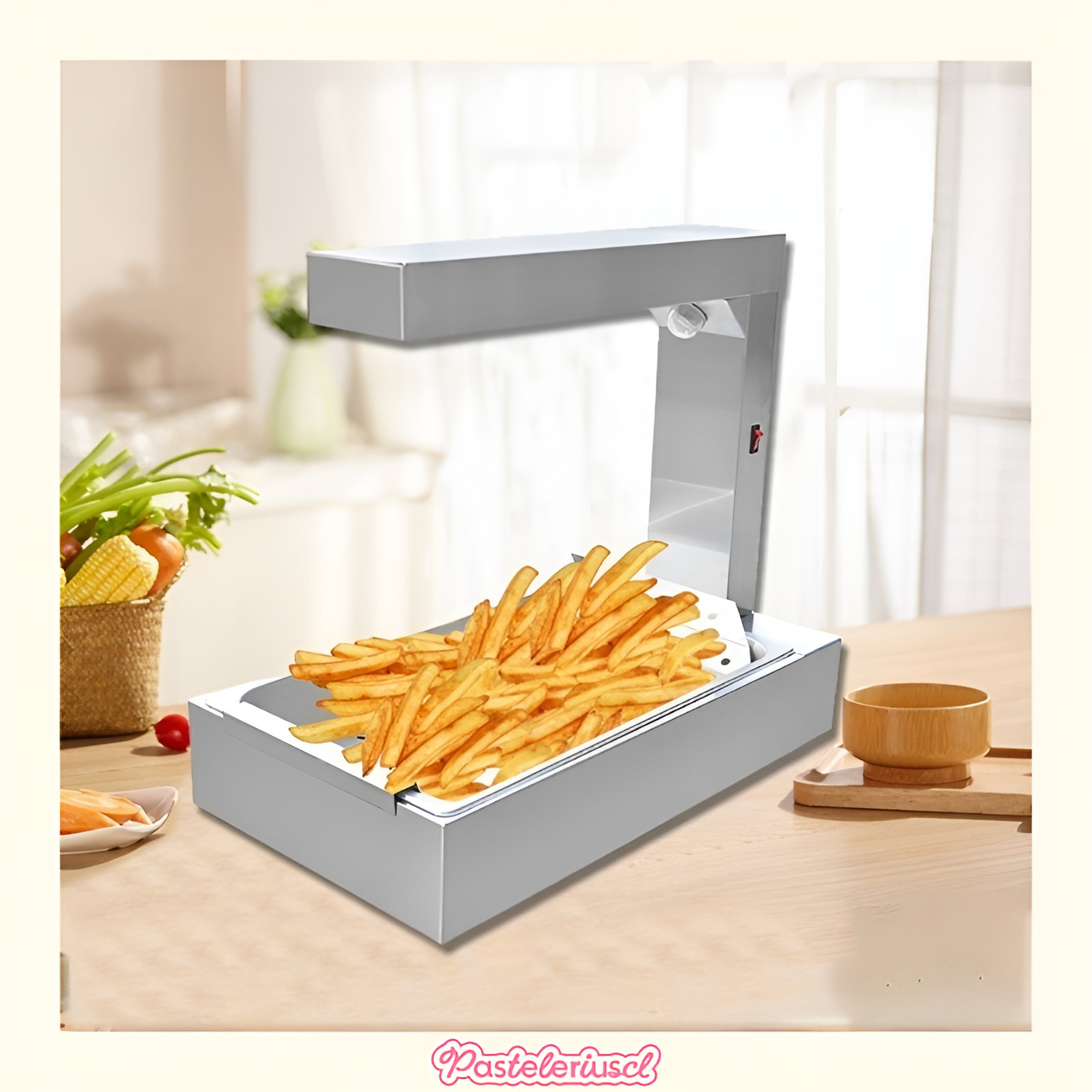 mantenedora de papas fritas calentador de lámpara de calor de alimentos 1000W-8