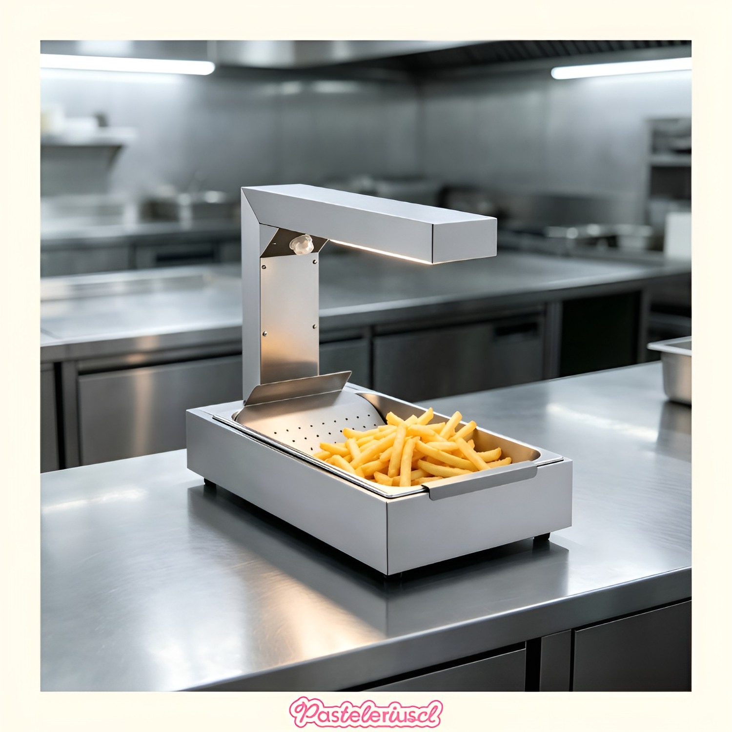 mantenedora de papas fritas calentador de lámpara de calor de alimentos 1000W-9