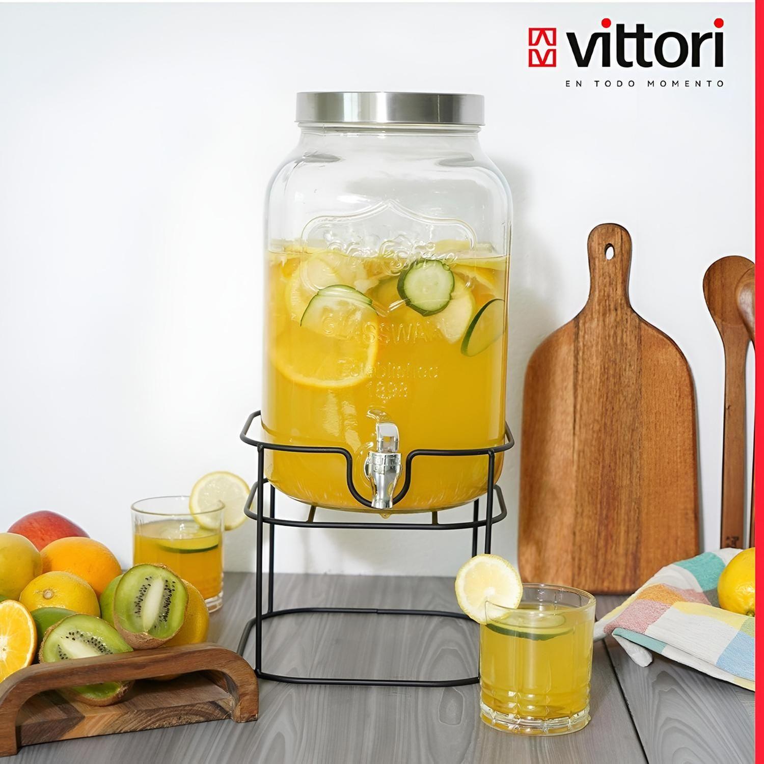 Dispensador De Jugos Dispensador Bebidas Con Atril Jarra 8l-8