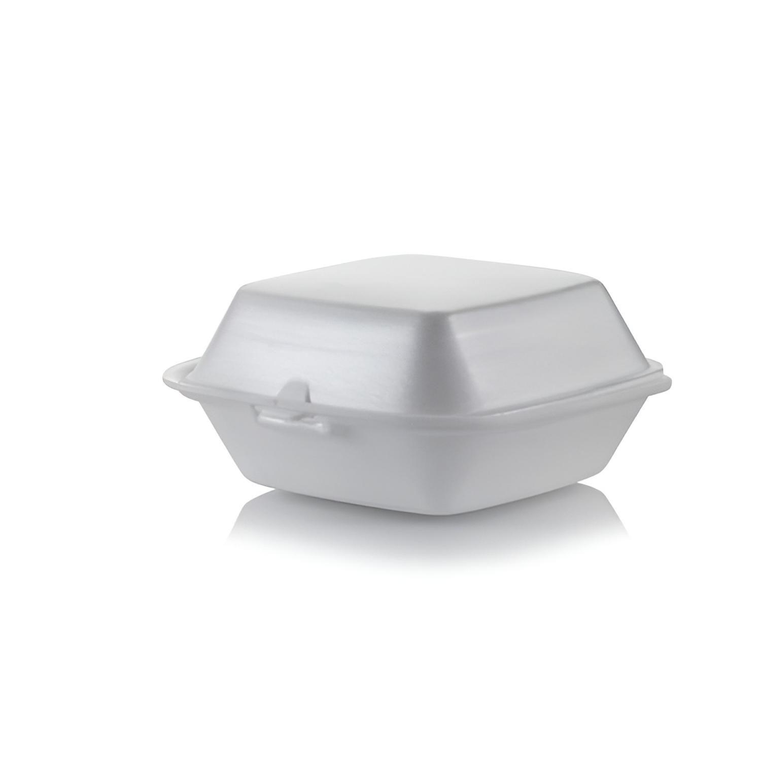 500 Envases De Plumavit Para Comida Envase Hamburguesa-1