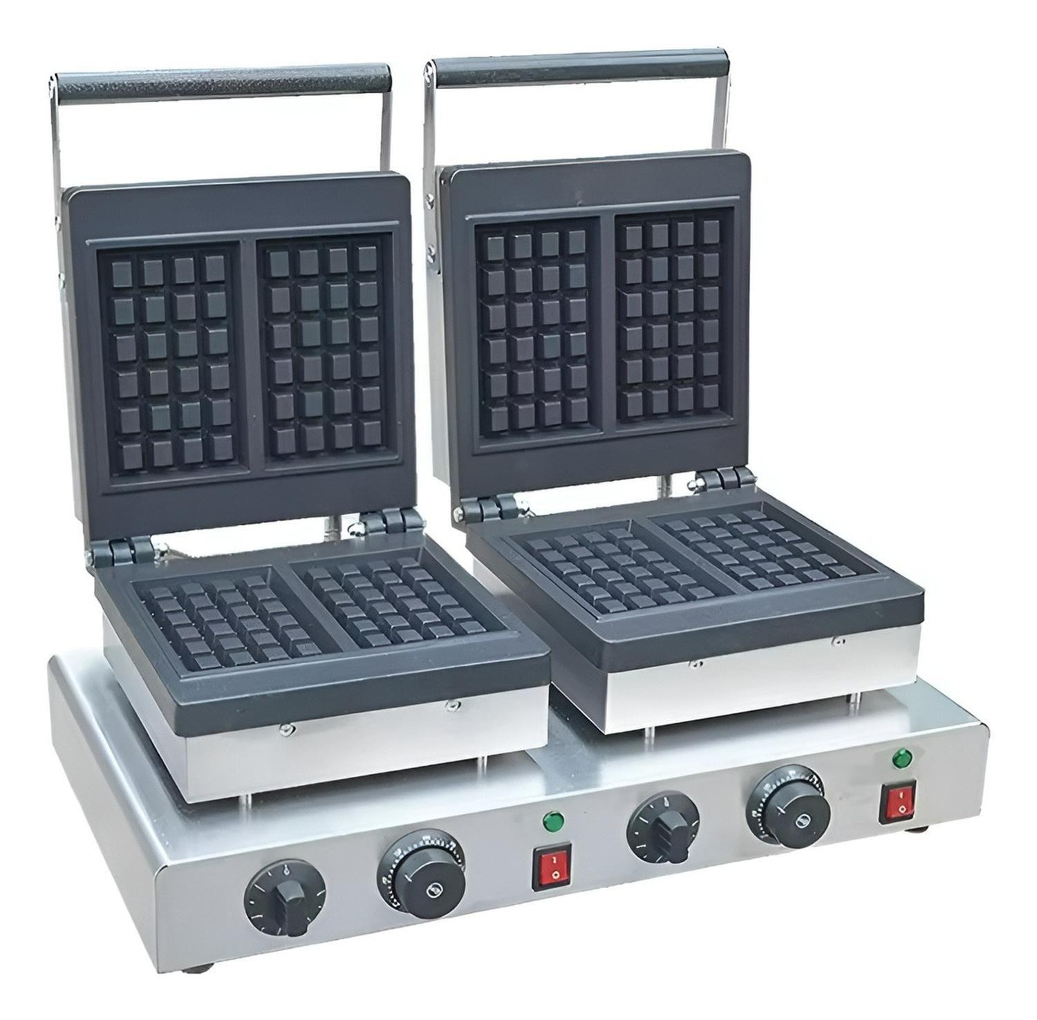 Waflera Doble Wafleras Maquina De Waffles Waflera Industrial-8