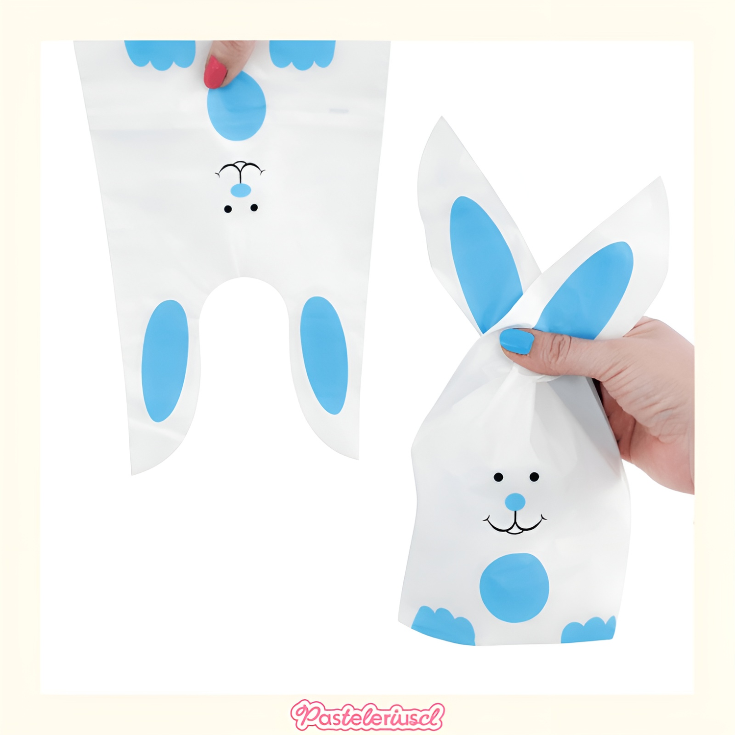 X200 Bolsas De Regalo De Pascua Bolsas De Recuerdos De Fiesta Para Regalo 22x13cm-2