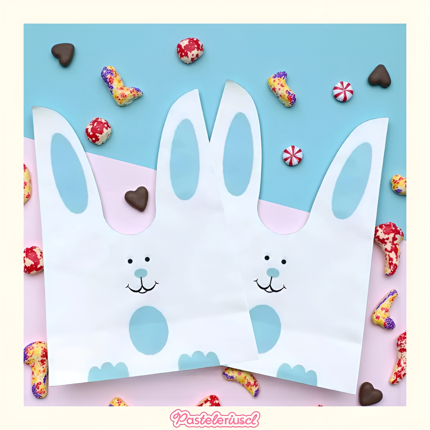 X200 Bolsas De Regalo De Pascua Bolsas De Recuerdos De Fiesta Para Regalo 22x13cm-4