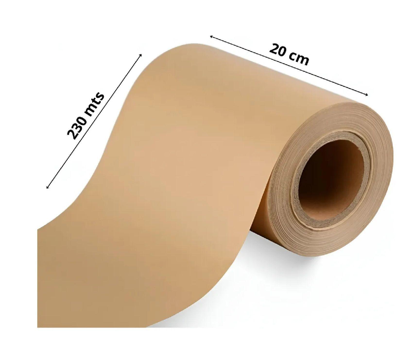 Rollo Papel Embalaje Rollo Papel Kraft Rollo Papel 20x230mts Papel Marrón Para Manualidades Rollo-2