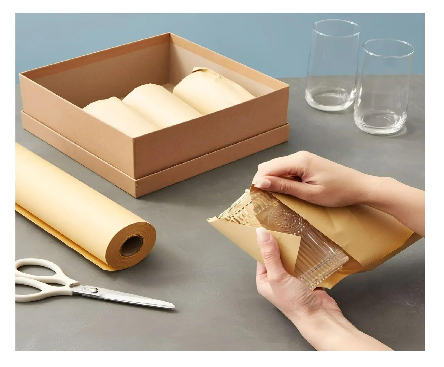 Rollo Papel Embalaje Rollo Papel Kraft Rollo Papel 20x230mts Papel Marrón Para Manualidades Rollo-3