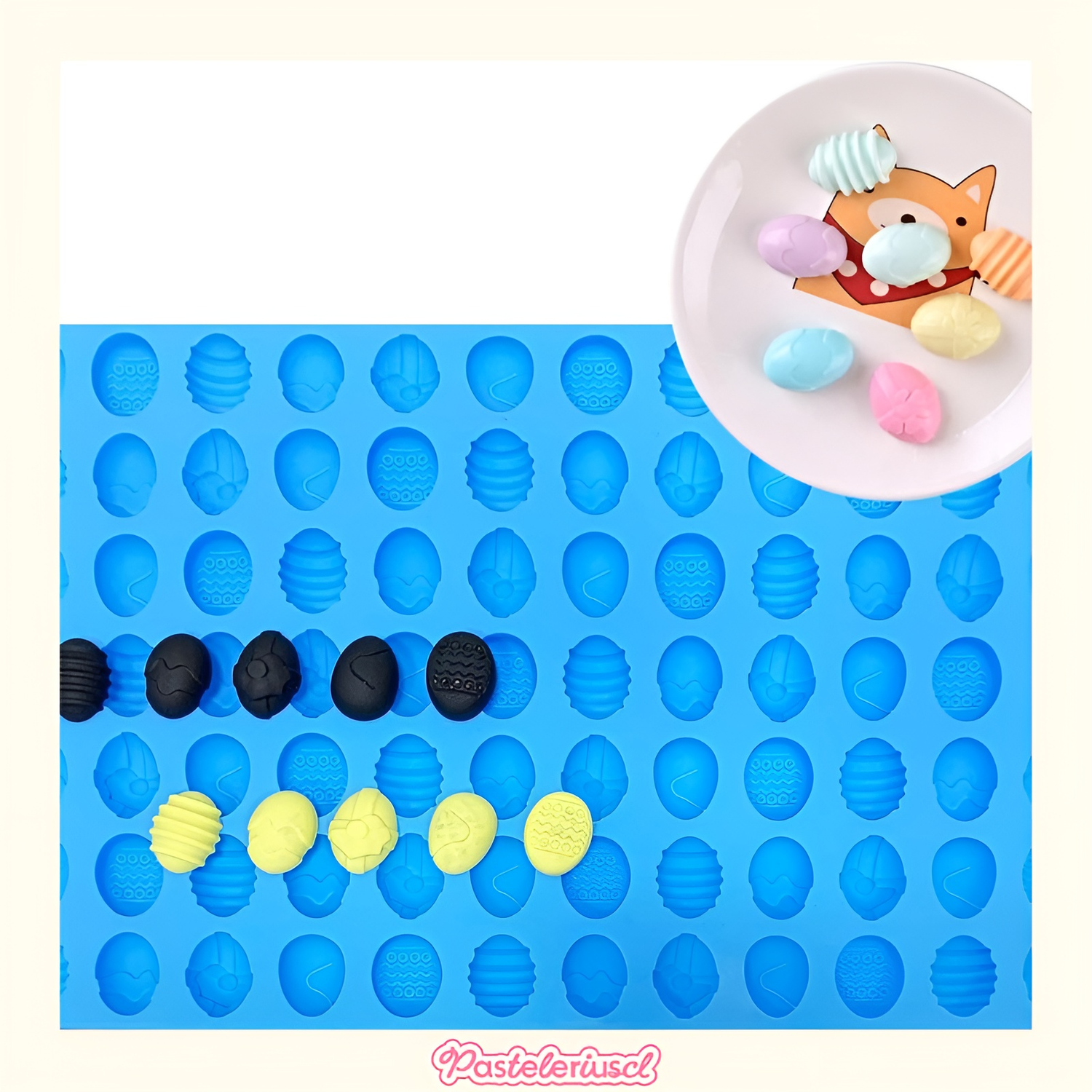 Mini Moldes De Silicona De Pascua Moldes De Huevo Para Fiesta Pascua 77cav Molde De Silicona-5