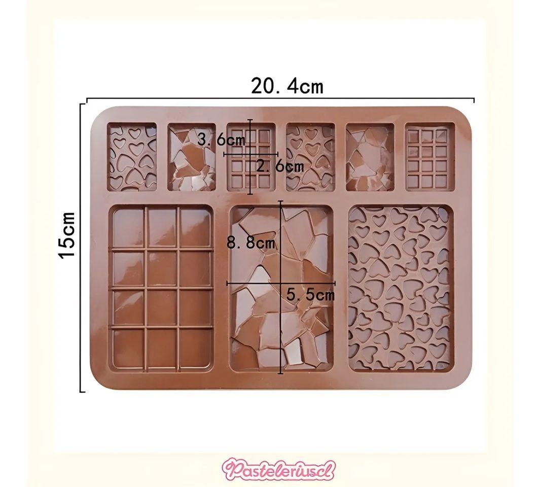 Moldes De Chocolate Molde Barra De Chocolate Silicona B9 Repostería Chocolate Silicona PASTELERIUSCL-2