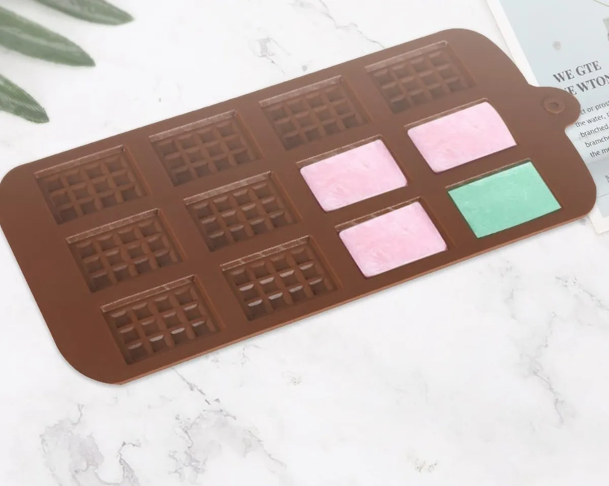 2 Moldes De Chocolate Molde Barra Chocolate Silicona Barrita Molde De Chocolate Molde De Silicona-3