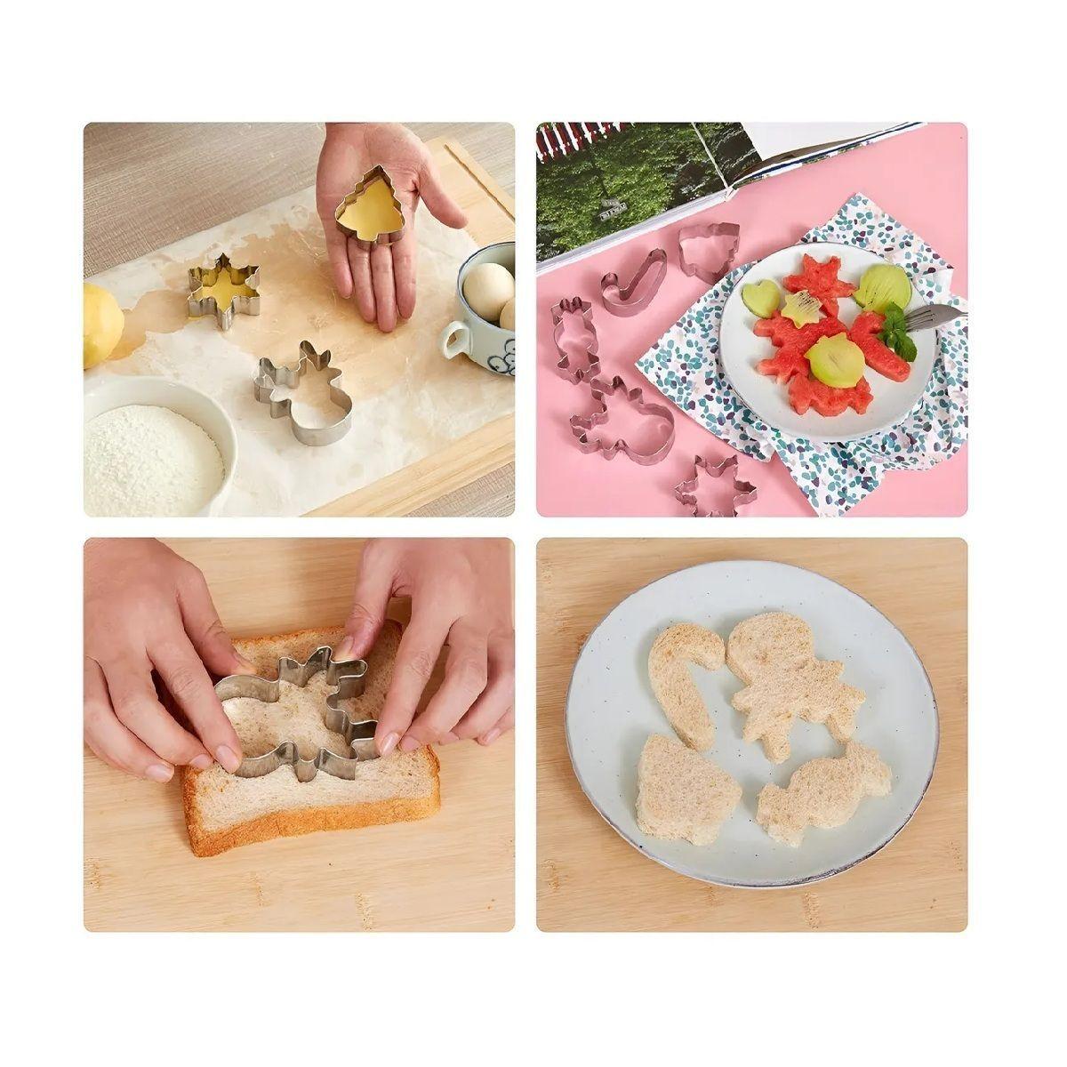 Set X24 Cortadores De Galletas Navidad Moldes Para Galletas Diseños Navideños Decoración 3d Figuras-1