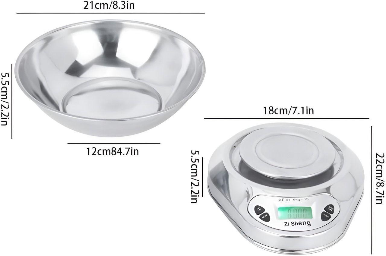Pesa Gramera Pesa Digital Cocina Balanza Cocina 5kg/0.1g-2