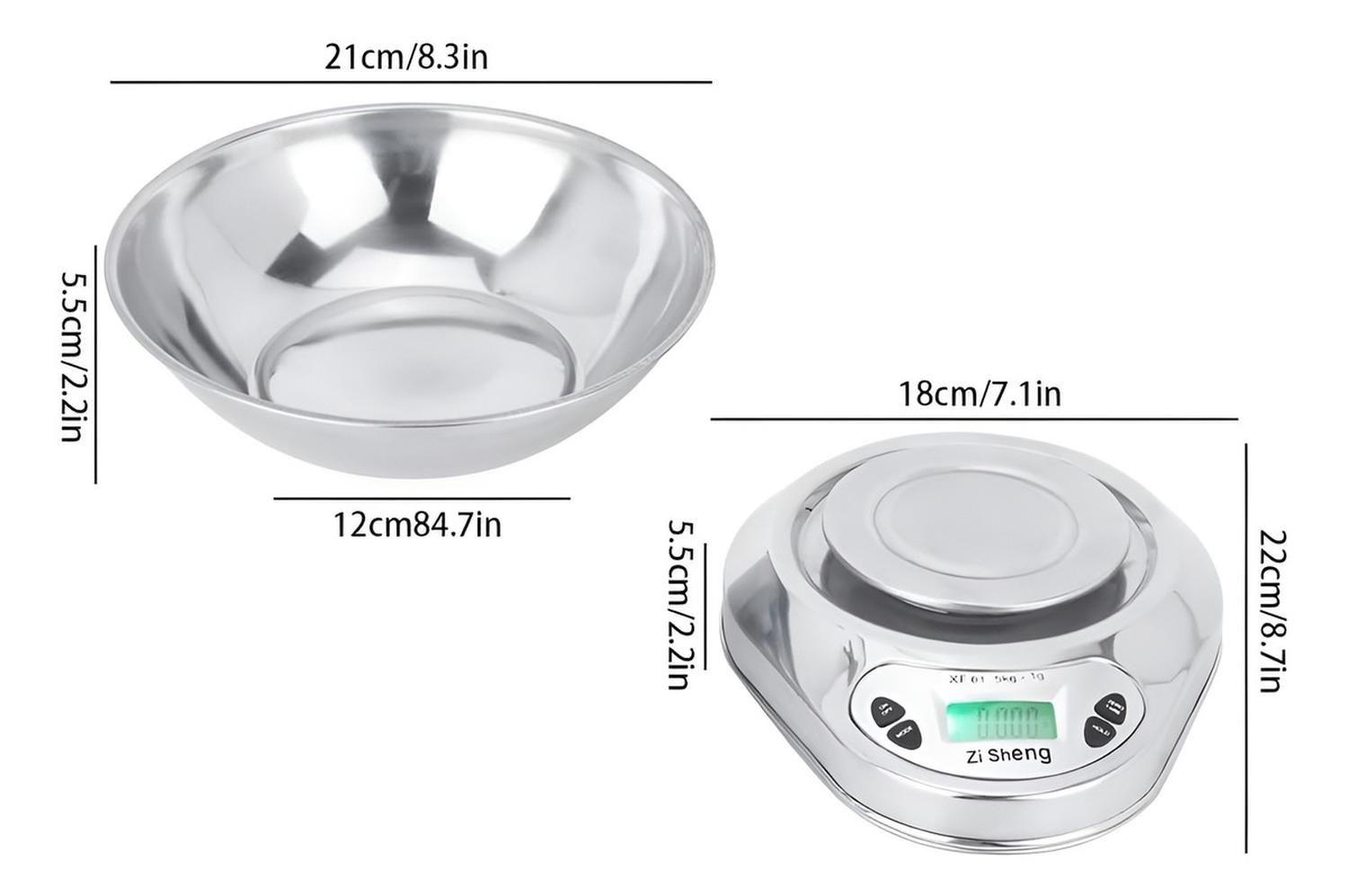 Pesa Gramera Pesa Digital Cocina Balanza Cocina 5kg/0.1g-2
