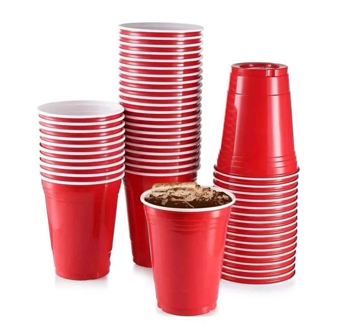 100 Vasos Plasticos Vaso Desechable Grande 473ml-4