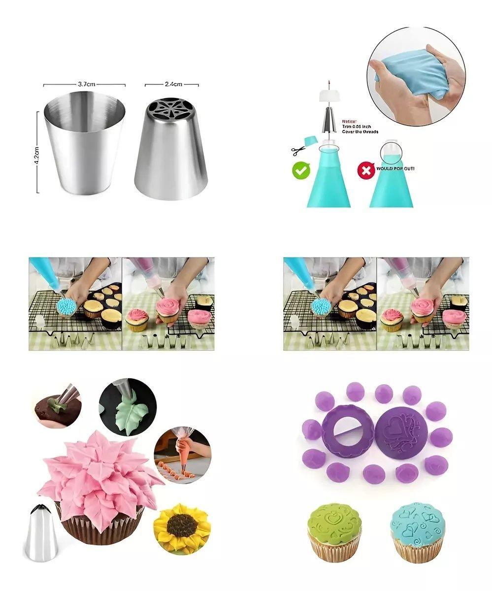 Set De Pasteleria Articulos De Reposteria Decoracion 137pcs-3