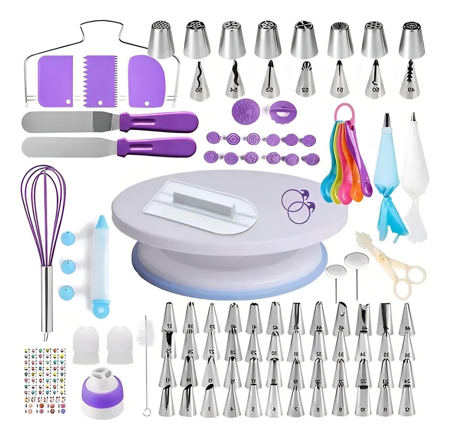 Set De Pasteleria Articulos De Reposteria Decoracion 137pcs-0