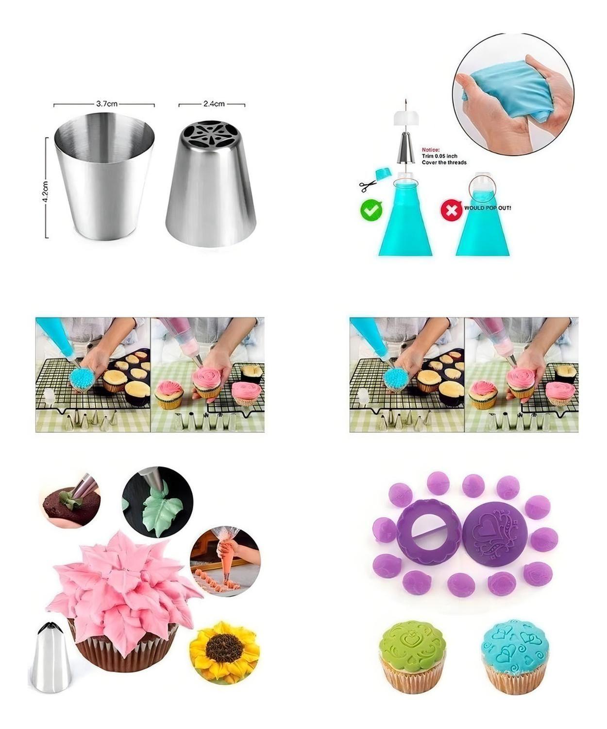 Set De Pasteleria Articulos De Reposteria Decoracion 137pcs-5