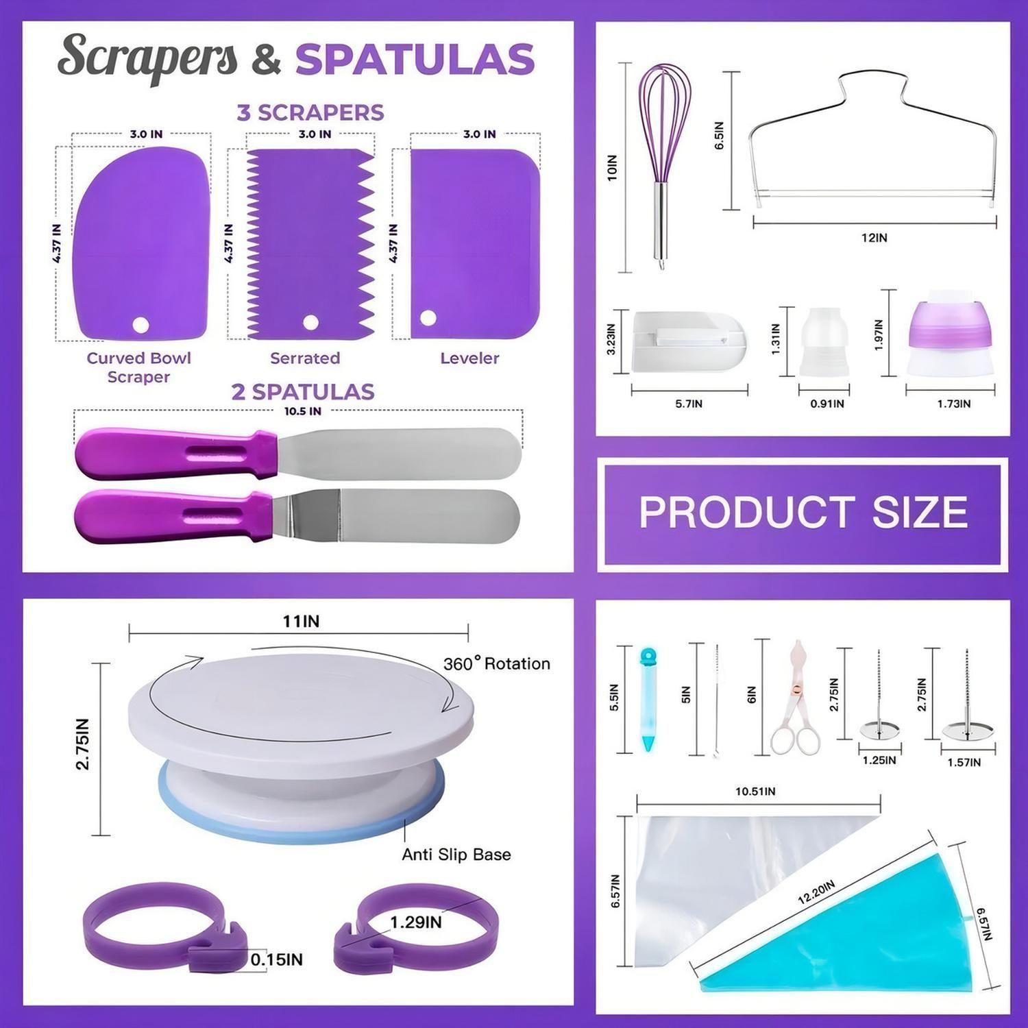 Set De Pasteleria Articulos De Reposteria Decoracion 137pcs-8