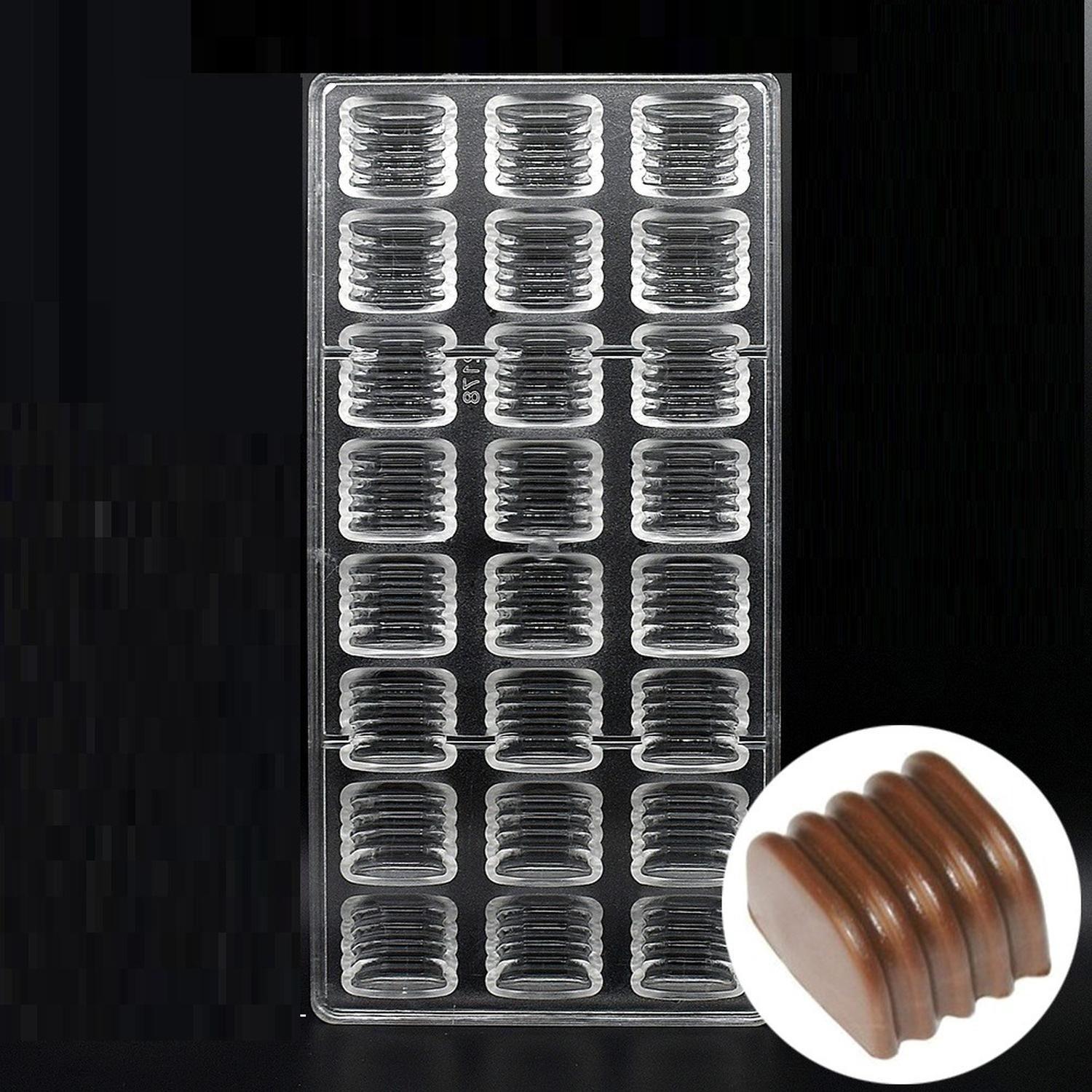 Molde Chocolate Acrilico Molde De Chocolate Molde Lineal-4