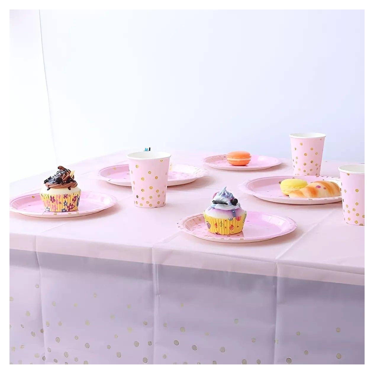 X20 Vasos Desechables Servilletas Platos Decoracion-3