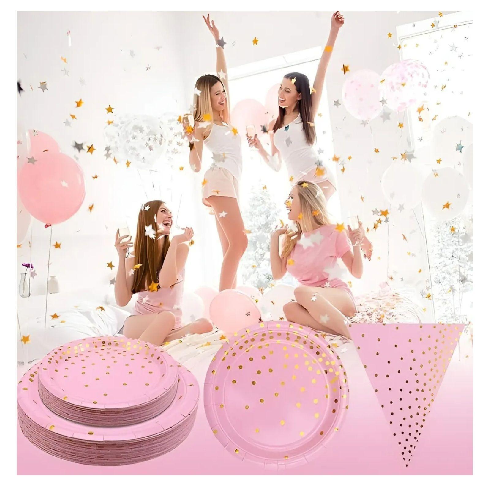 Vaso Desechables Vajilla De Cumpleaños Servilleta Platos 52pcs Kit De Cumpleaños-4