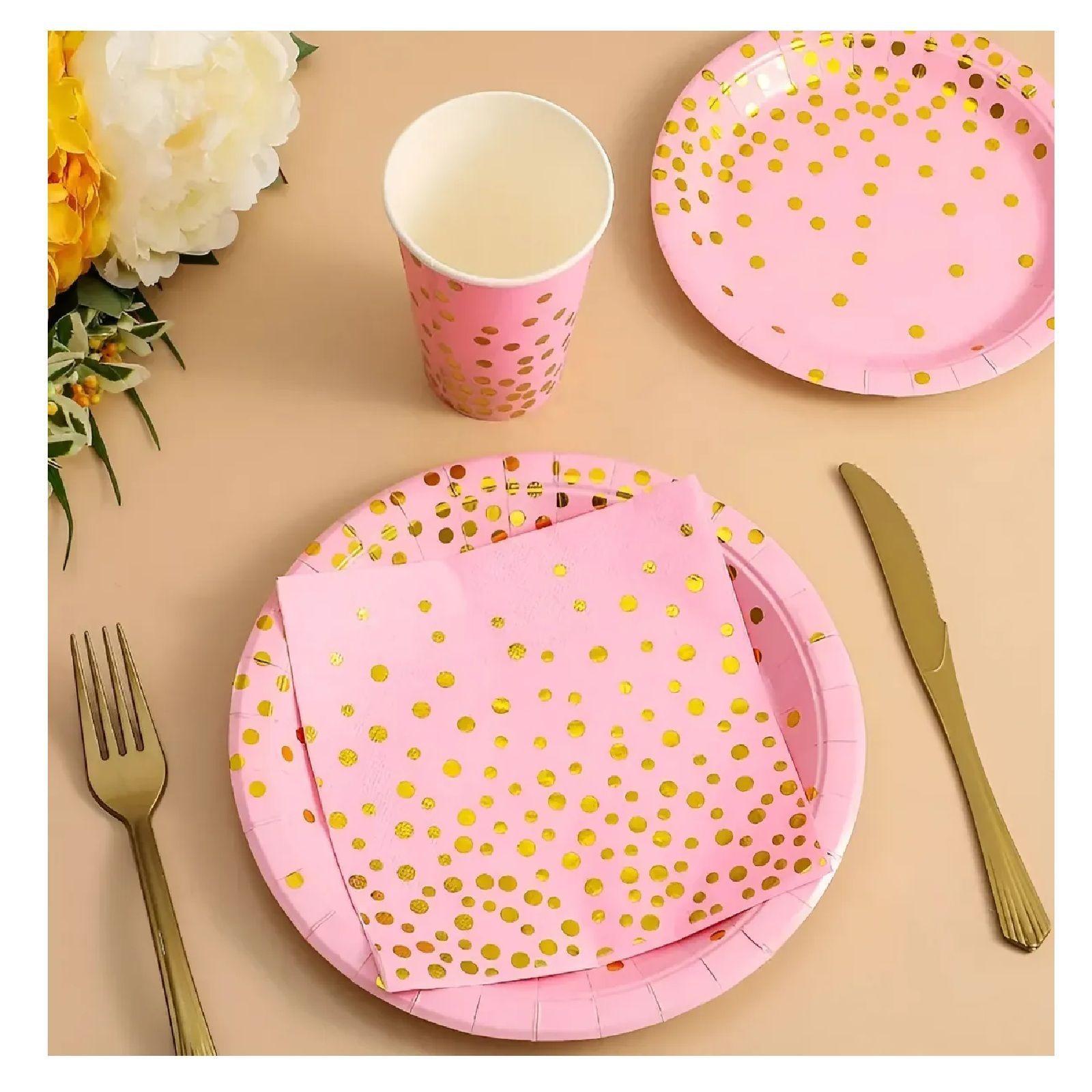 Vaso Desechables Vajilla De Cumpleaños Servilleta Platos 52pcs Kit De Cumpleaños-7