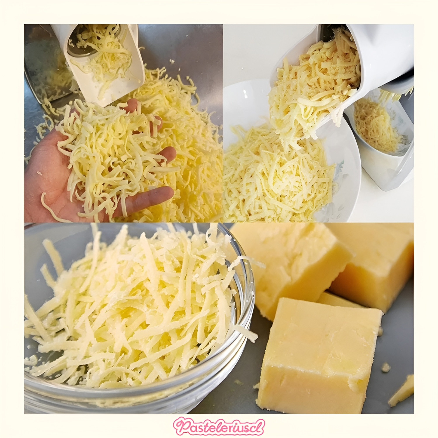 Rallador Comercial Eléctrico Giratorio Con 3 Cuchillas 300W maquina para rallar queso rebanador-8