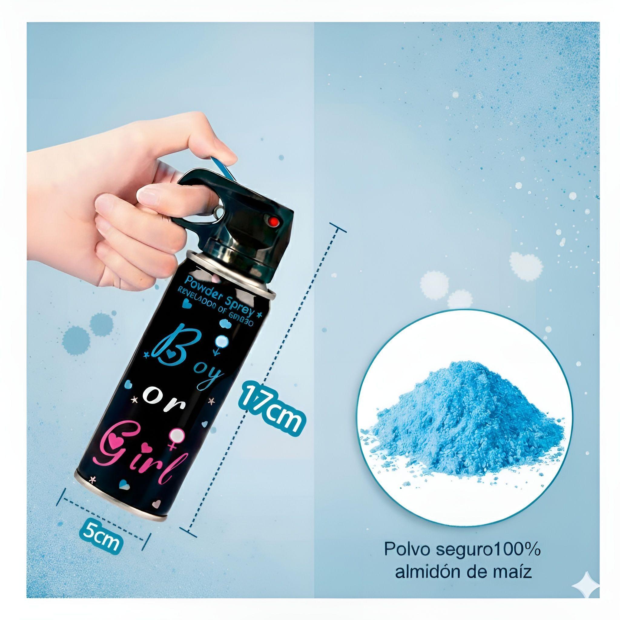 Set 4 Extintor Humo Revelacion De Genero Spray Color Cañon-2