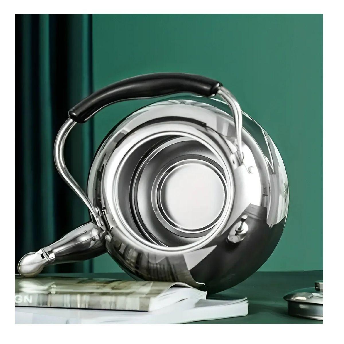 Tetera De Te Tetera De Agua Teteras Filtro Te Infusor 3.0 L Plateado-4