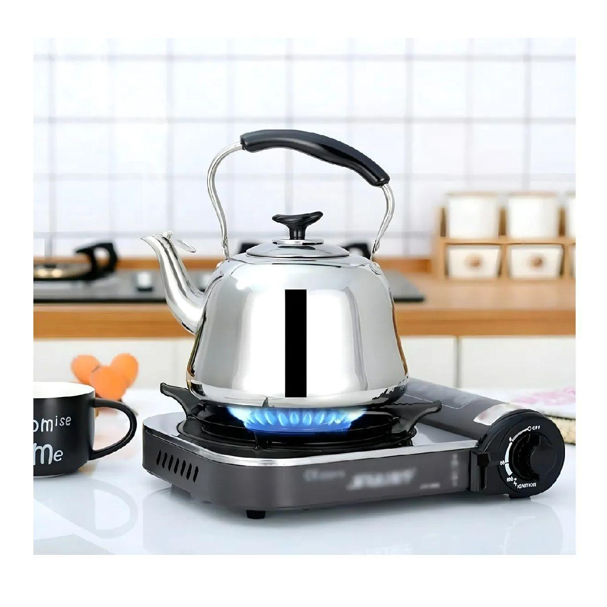 Tetera De Te Tetera De Agua Teteras Filtro Te Infusor 3.0 L Plateado-6