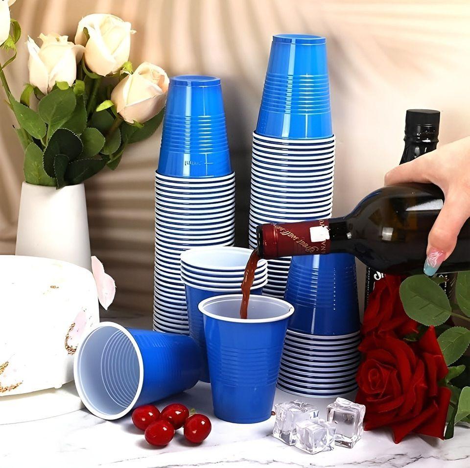 200 Vasos Plasticos Desechables Vaso Para Fiestas 500ml/18oz-1