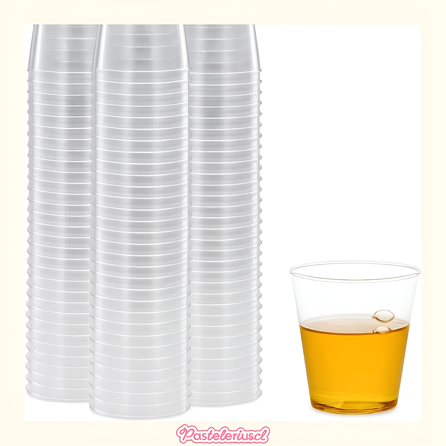 50 Vasos Plasticos Vasos Postre Vasos Acrilicos Postres 2oz/60ml-6