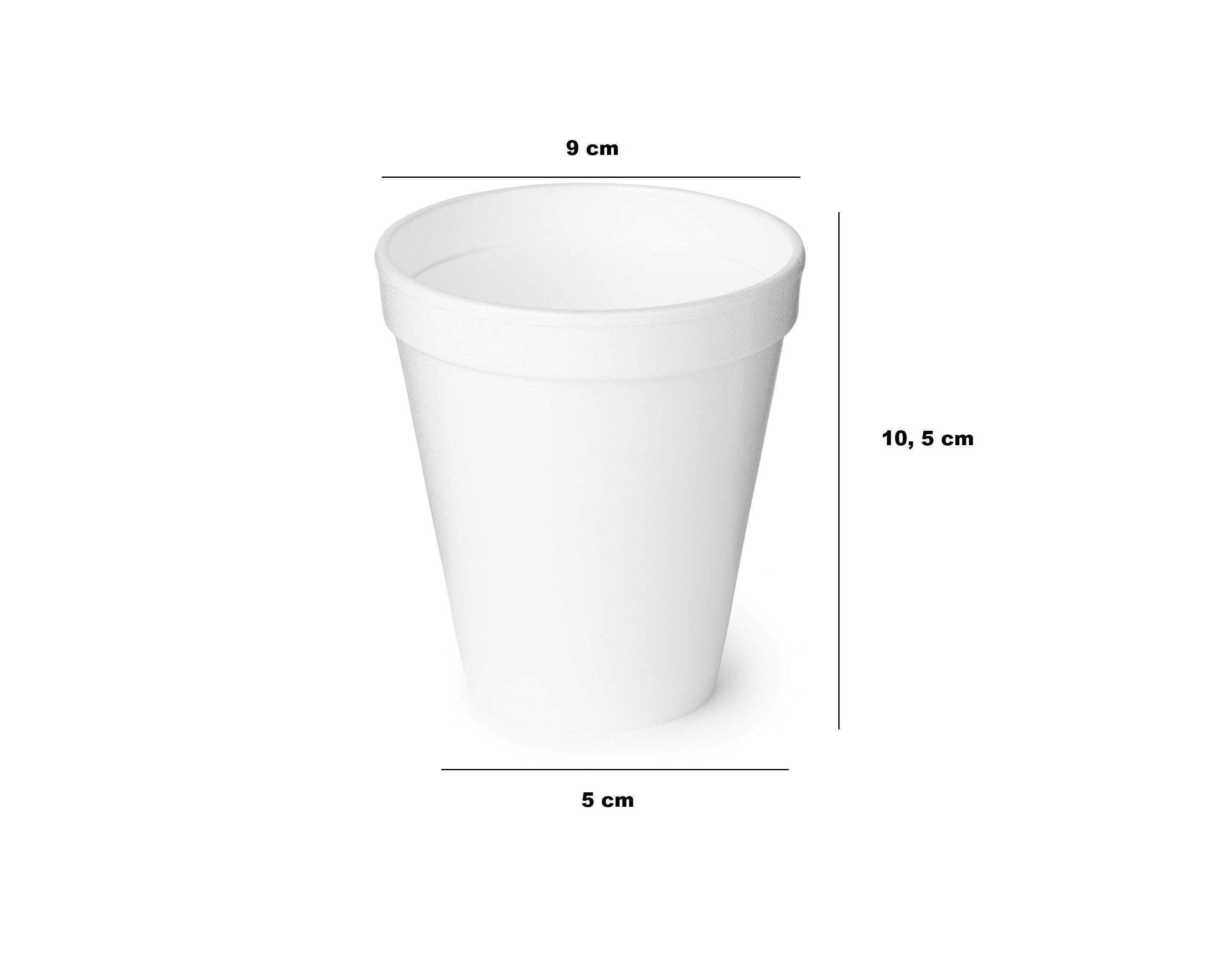 50 Vaso Desechable Plumavit Termico Vaso Cafe 10oz-2