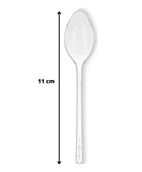 50 Cucharas Helado Cucharas Postres Cucharas Desechables Transparente Cuchara Desechable Cucharas-2